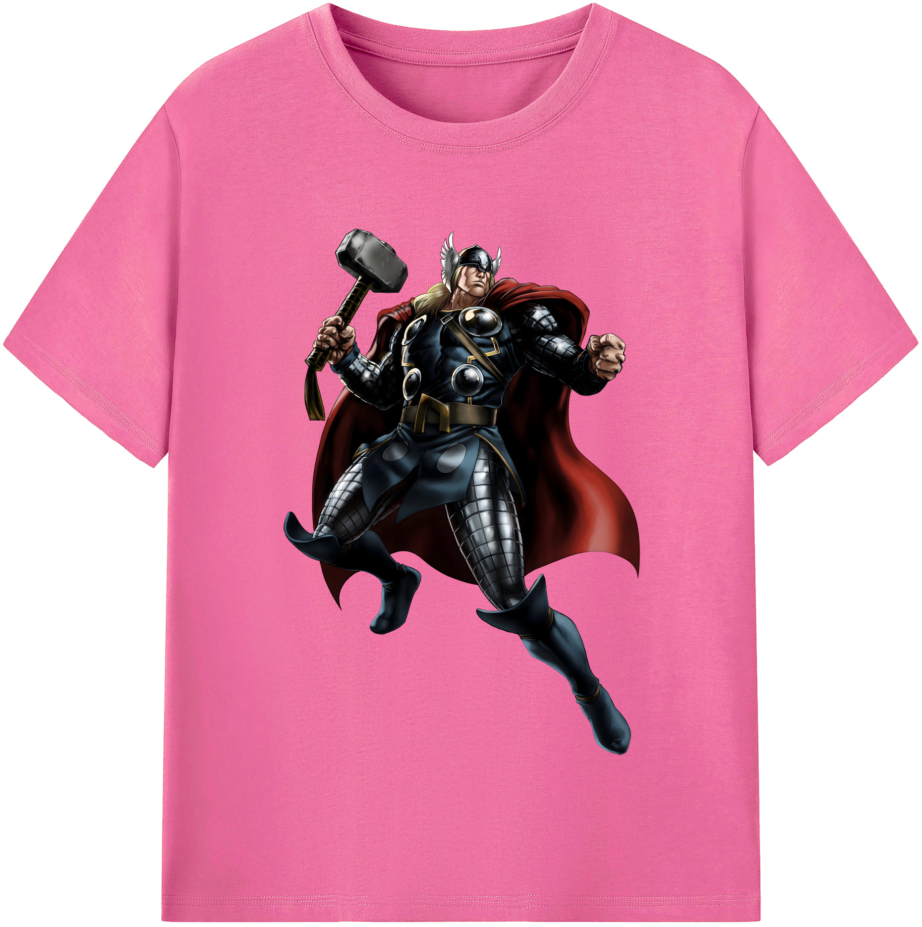 （画像用） アベンジャーズ The Avengers レディースカジュアルプリントTシャツ（綿100％）